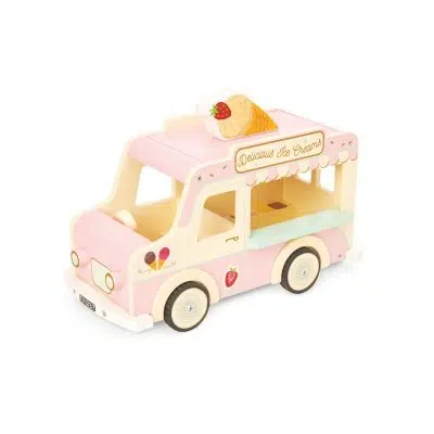 ME083-Ice-Cream-Van-Pink-Doll-House-Wooden-Toy