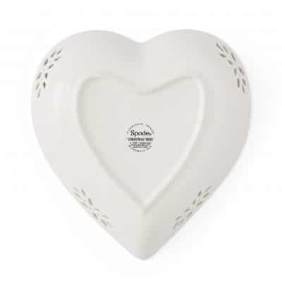 Alternative view of Christmas Tree Pierced Heart Tray 7"