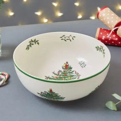 Alternative view of Christmas Tree Serving Bowl