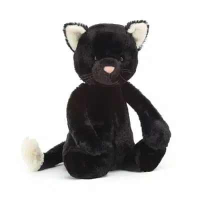 Jellycat Bashful Black Kitten Medium front