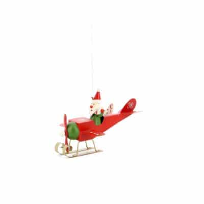 Red Reindeer Seaplane Spring Hanger
