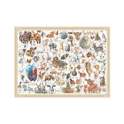 puzzle005_ Wrendale Farmyard friends Puzzle