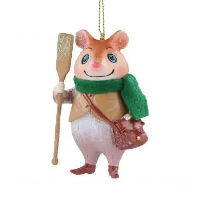 Gisela Graham Resin Decoration 9cm - Ratty