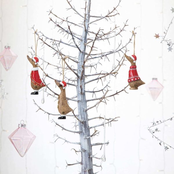 Alternative view of DCUK Traditional Christmas Duck Decoration Reindeer
