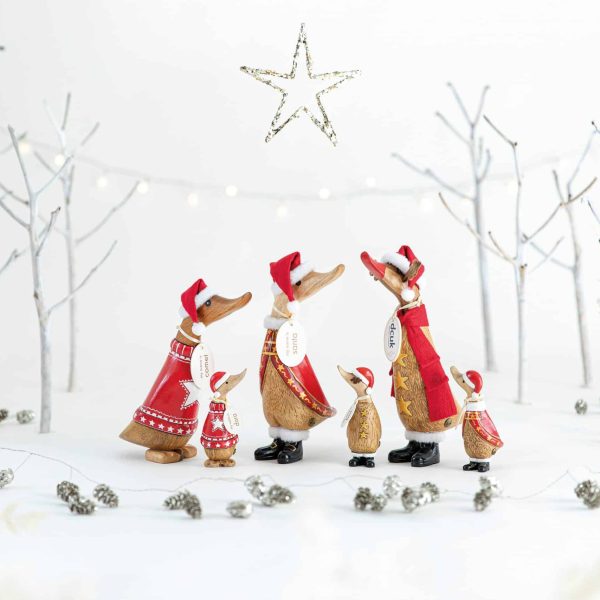 Alternative view of DCUK Traditional Christmas Duckling Snowflake Red Jumper