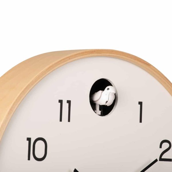 Alternative view of Karlsson Wall clock natural Cuckoo birch White