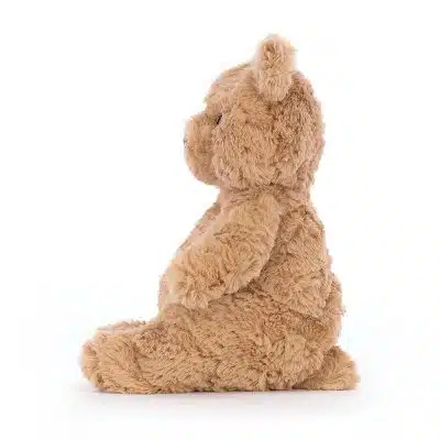 Jellycat Bartholomew Bear Tiny BARS6BR tiny size brown bear side view