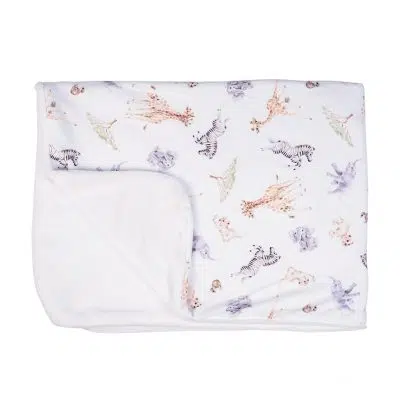 Wrendale Little Savannah African Animal Baby Blanket