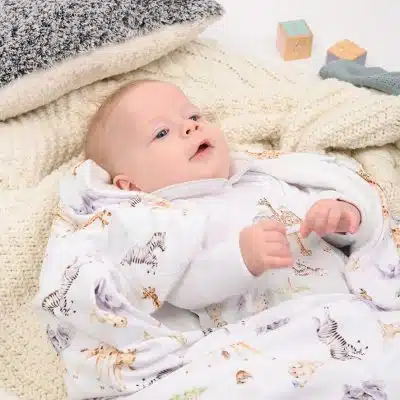 Wrendale Little Savannah African Animal Baby Blanket