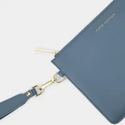 Alternative view of Katie Loxton Zana Wristlet Pouch in Light Navy