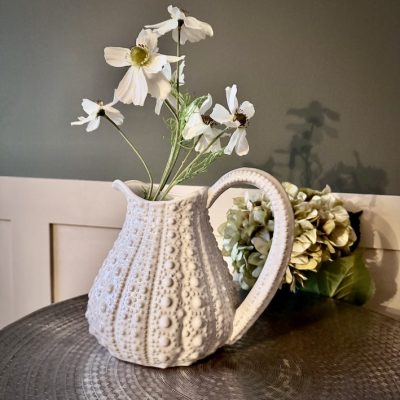 White Urchin Jug lifestyle image