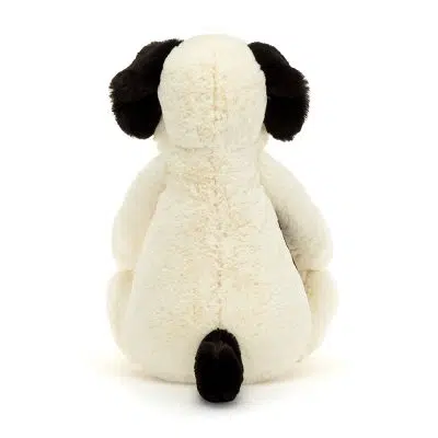 Bashful Black & Cream Puppy Really Big by Jellycat back
