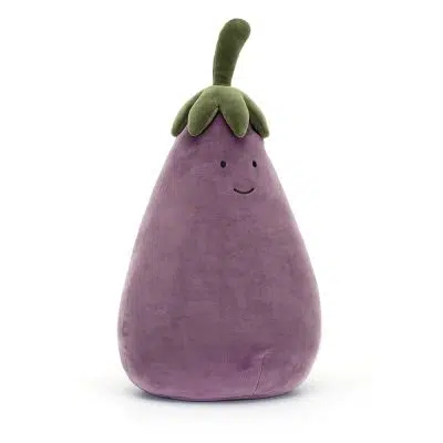 Vivacious Vegetable Aubergine Large by Jellycat angle