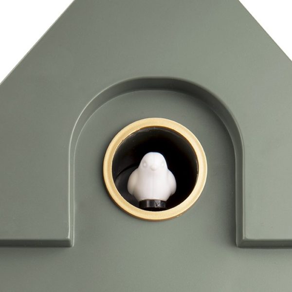 Karlsson Wall clock Modern Cuckoo Jungle Green
