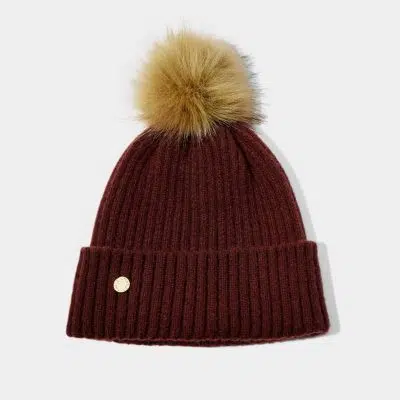 Katie Loxton Knitted Hat in Cacao