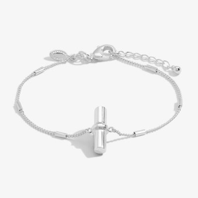 6295_c1 Joma Jewellery Aura Silver Bar Bracelet