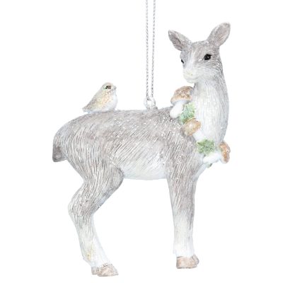 Gisela Graham Natural Resin Deer Dec