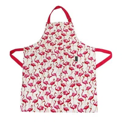 Sara Miller Apron Flamingo Repeat