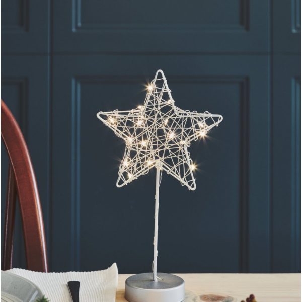 Lightstyle London Table Wire Star (Silver)