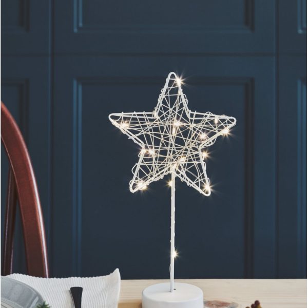 Lightstyle London Table Wire Star (White)