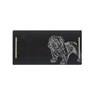 Just Slate Large Slate Bulldog Serving Tray