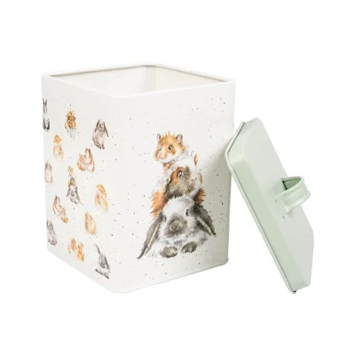 Wrendale Guinea Pig/Rabbit Treat Tin lid off