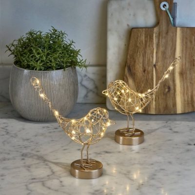 Light Style London Table Robin Gold - LED Light
