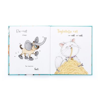 Jellycat All Kinds Of Cats Book inside