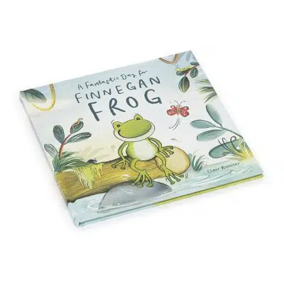 Jellycat A Fantastic Day For Finnegan Frog Book angle