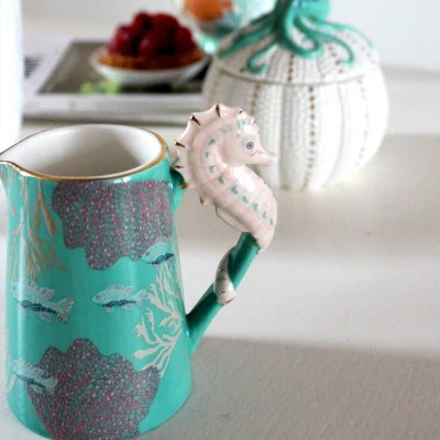 House of Disaster Coral Seahorse Jug lifestyle