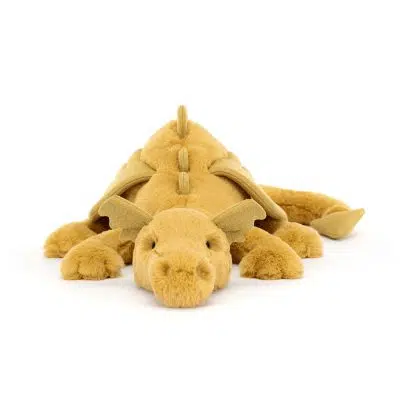 Jellycat Golden Dragon Huge front