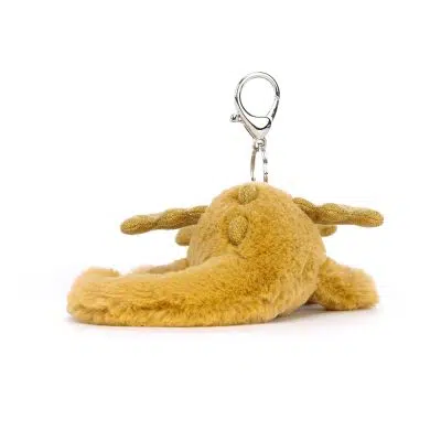 Jellycat Golden Dragon Bag Charm back