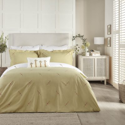 Sophie Allport ZSL Giraffe Mustard Bedding