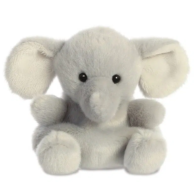 Peluche Aurora Palm Pals - Sushi Saumon Suhiro - 12cm Environ - Couleur Blanc & Orange - Neuf - Idéal Cadeau Enfant