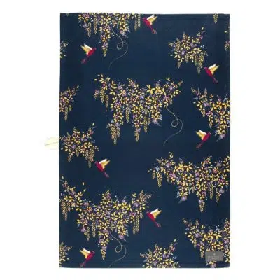 Sara Miller Chelsea Navy Tea Towel