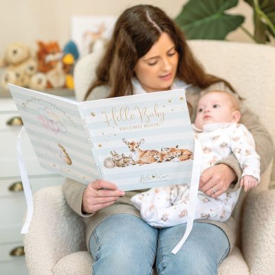 Wrendale Little Wren Baby Record Book lifestyle