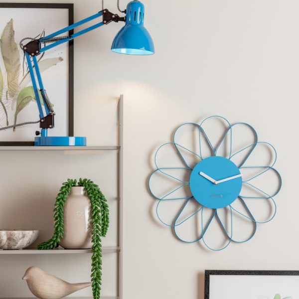 Karlsson Table Lamp Funky Hobby Bright Blue Lifestyle