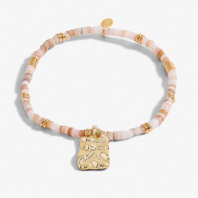 Joma Jewellery Summer Solstice Pink Shell Bracelet