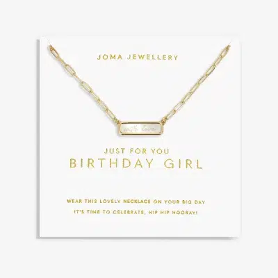 Joma Jewellery Just for You Birthday Girl - Necklace