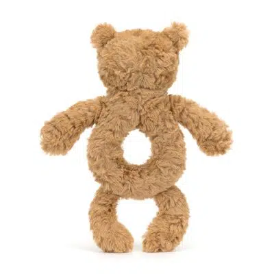 Jellycat Bartholomew Bear Ring Rattle back