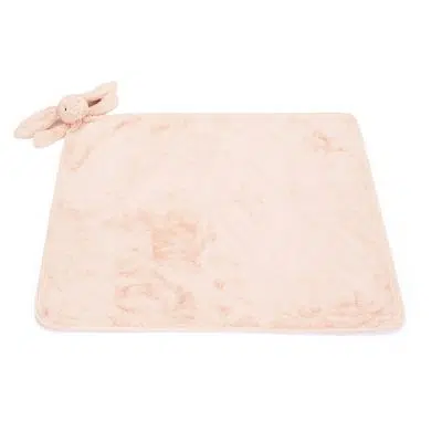 Jellycat Bashful Blush Bunny Blankie full flat