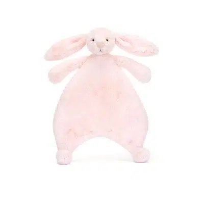 Jellycat Bashful Pink Bunny Comforter front