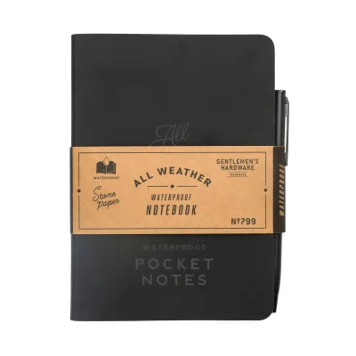 Gentlemen’s Hardware All Weather - Waterproof Notebook front