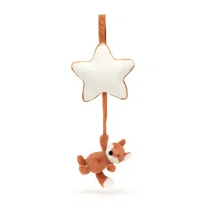 Jellycat Bashful Fox Cub Musical Pull extended