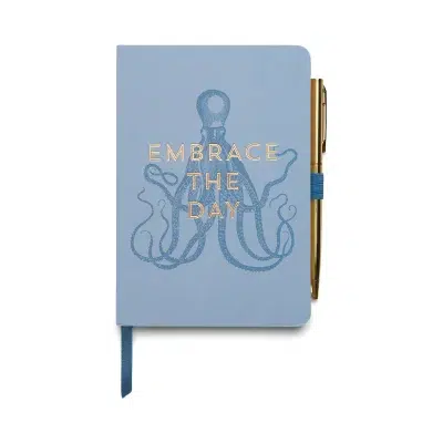 Vintage Sass Notebook with Pen Embrace the Day
