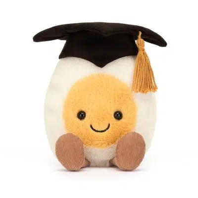Jellycat Amuseable Boiled Egg Graduation front