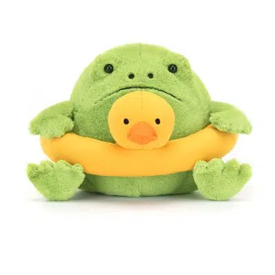 Jellycat Ricky Rain Frog Rubber Ring front