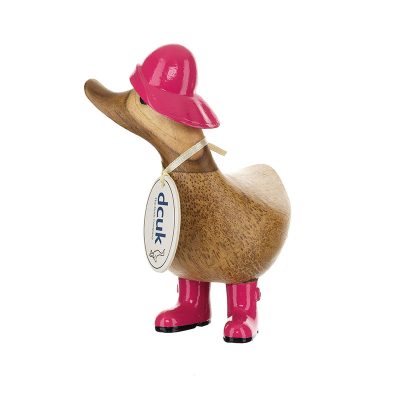 DCUK Pink Rain hat Ducky