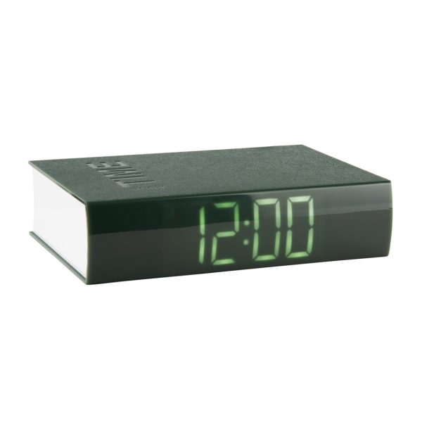 Karlsson Alarm Clock Book LED Jungle Green