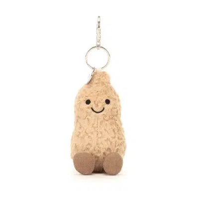 Jellycat Amuseables Peanut Bag Charm front